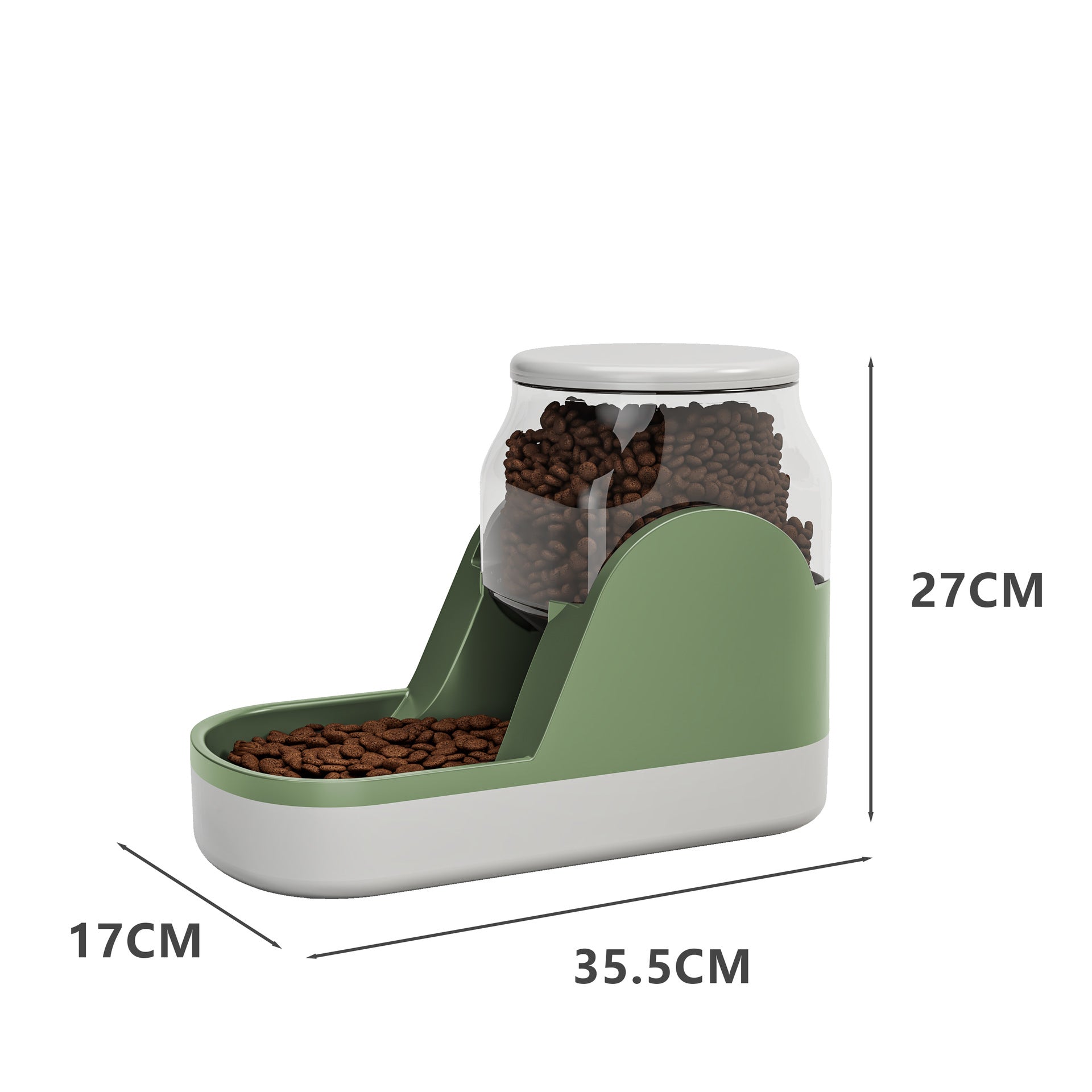 Automatic Pet Food And Water Dispenser With Large Capacity