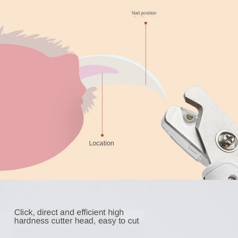 LED Light Pet Nail Clipper Scissors Trimming Tool