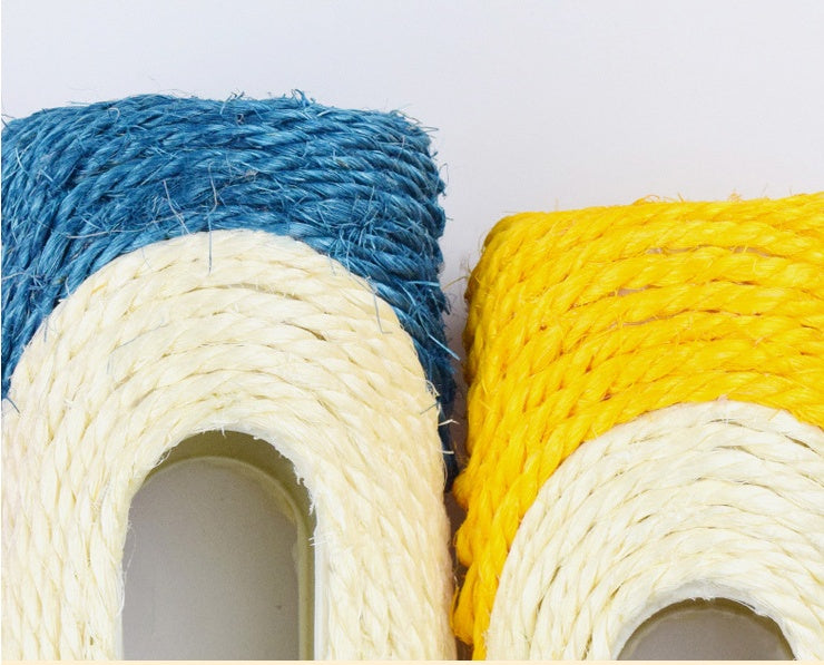 Long Sisal Drum Pet Toy For Scratching And Play