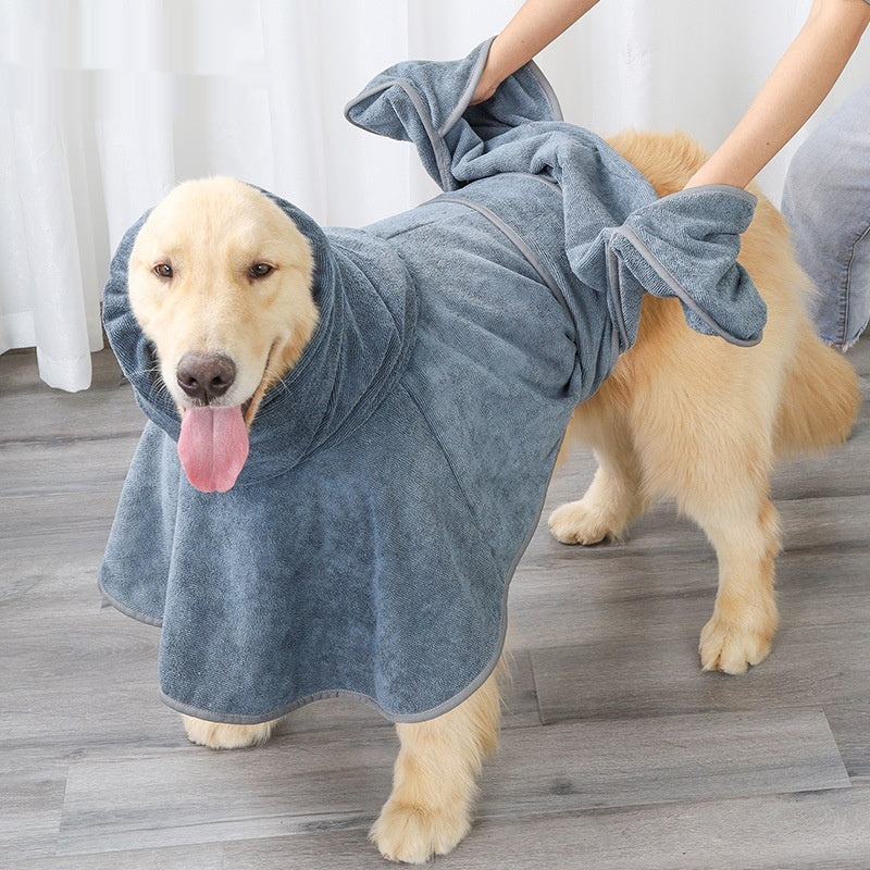 Quick Dry Water Absorbent Pet Bath Towel Cotton Material
