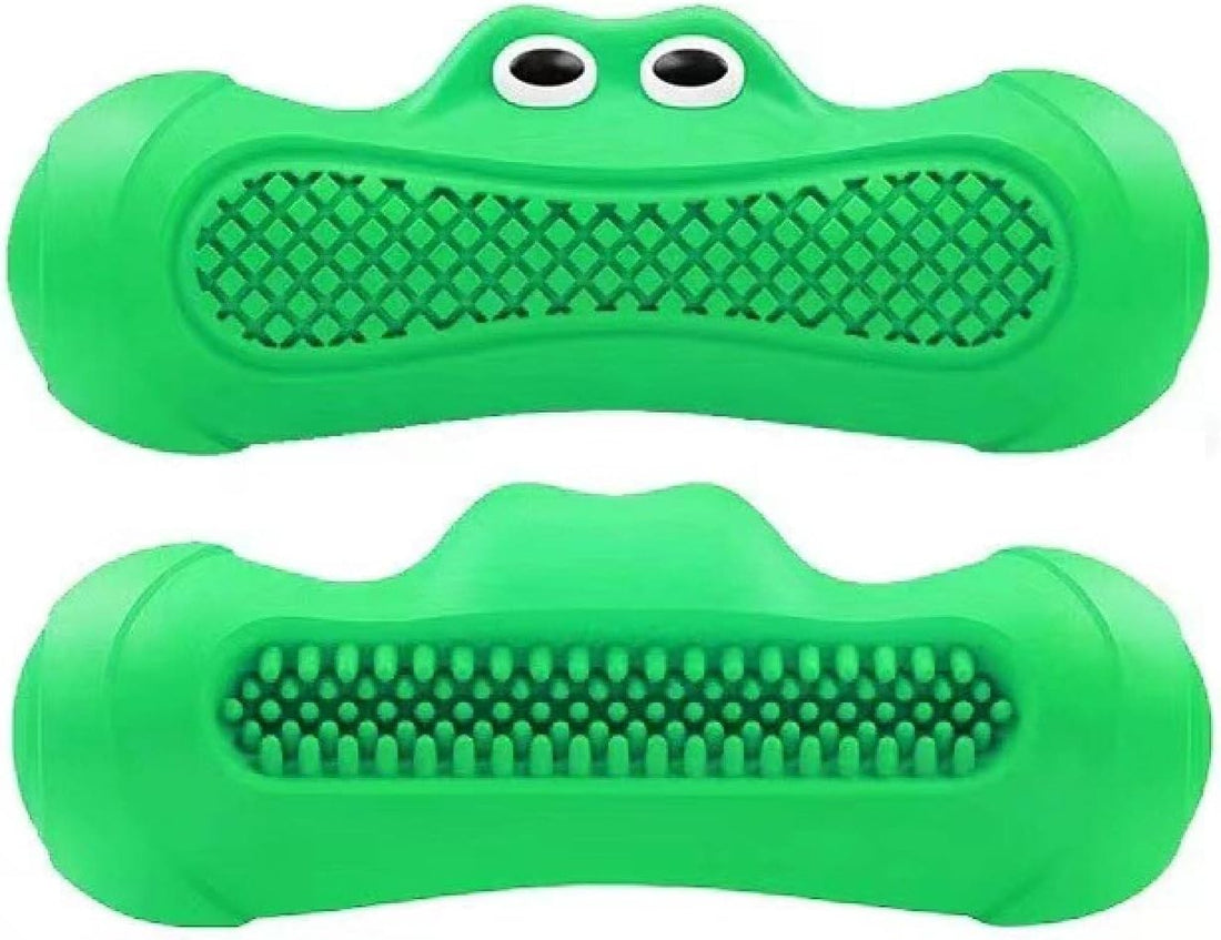 Vocal Rugby Shaped Pet Toy Natural Rubber Bite Resistant