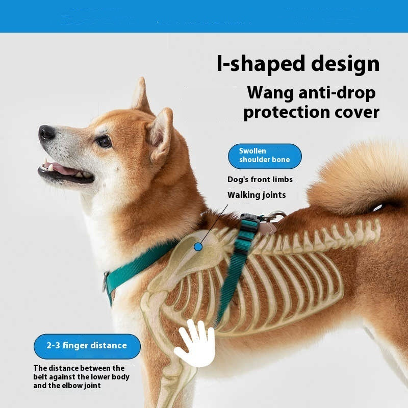 Pet Multifunctional Chest Strap Rope Leash Explosion Proof Design
