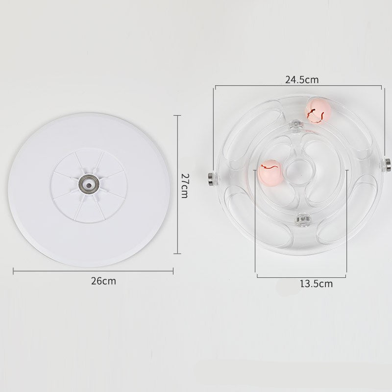 Interactive Turntable Pet Toy For Mental Stimulation And Play