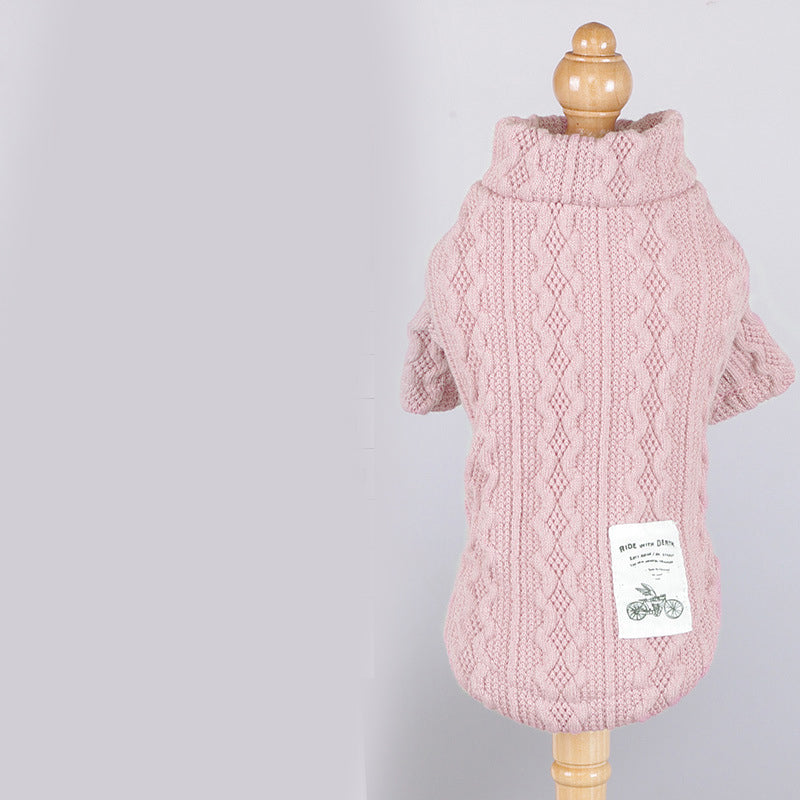 Warm Knitted Pet Sweater For Comfort Wear