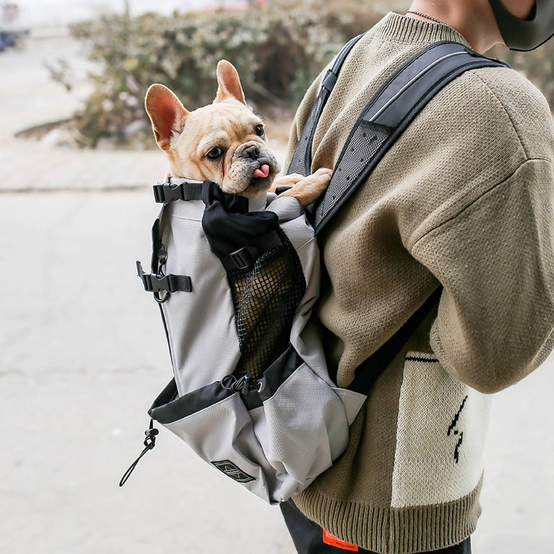 Portable Pet Backpack Carrier For Outdoor Travel And Comfort