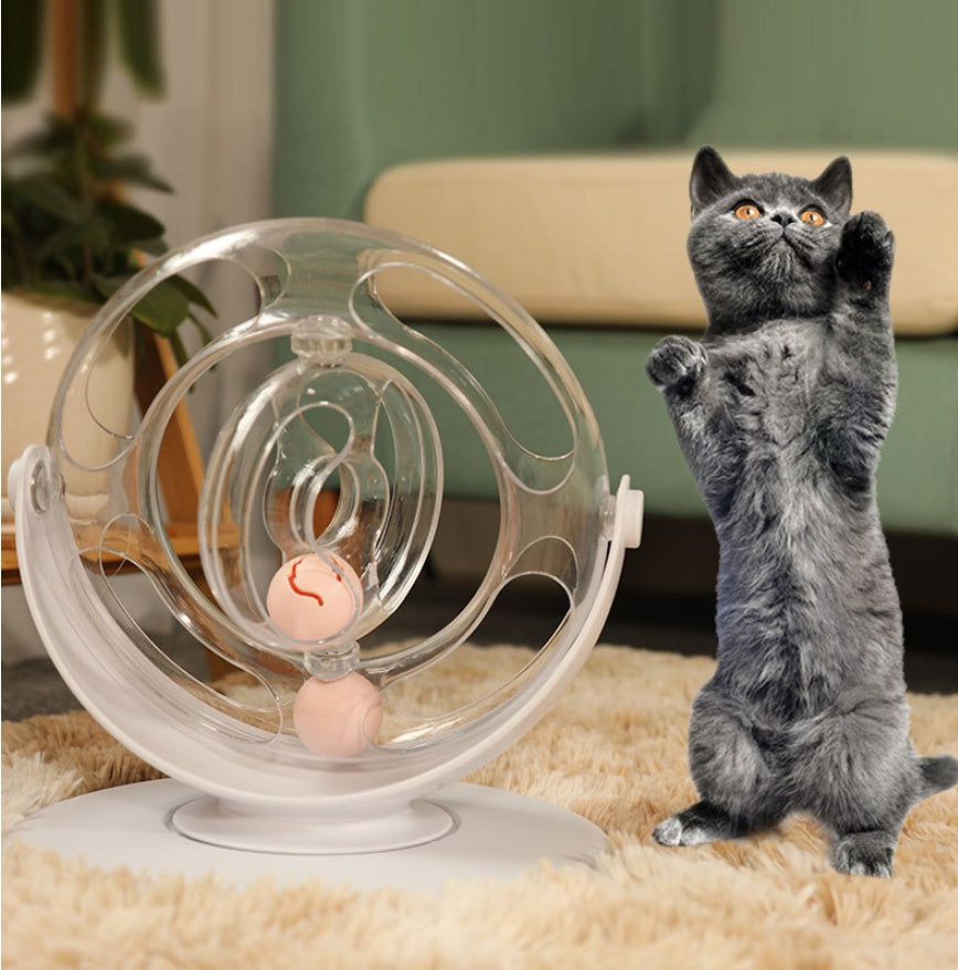 Interactive Turntable Pet Toy For Mental Stimulation And Play