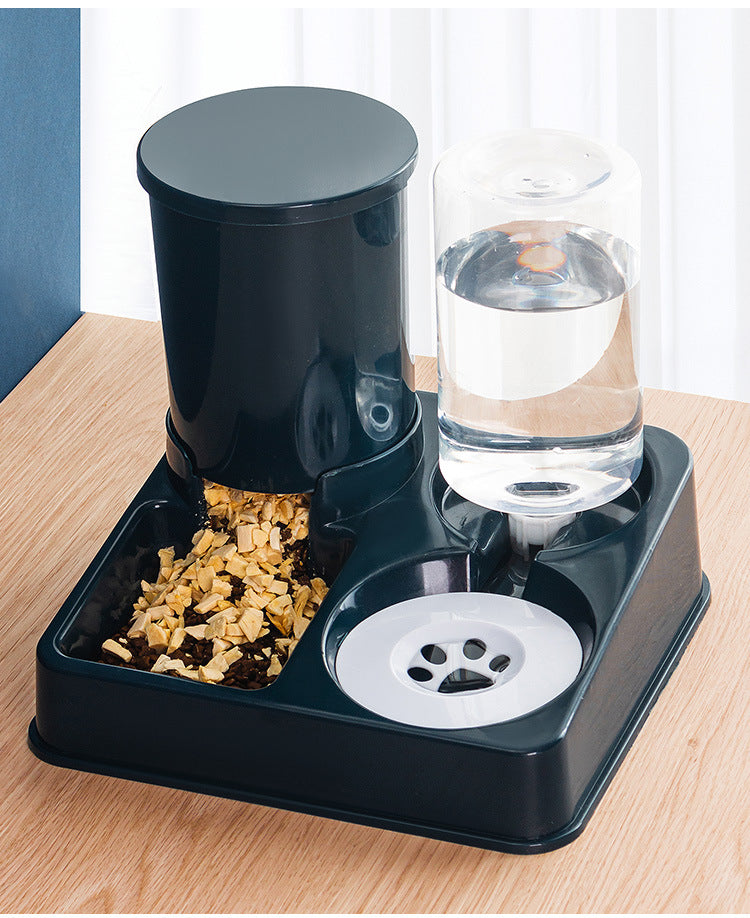 Automatic Pet Feeding Bowl And Basin Combined Device
