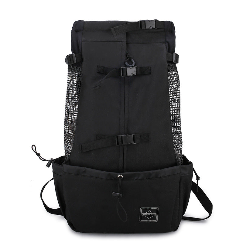 Portable Pet Backpack Carrier For Outdoor Travel And Comfort