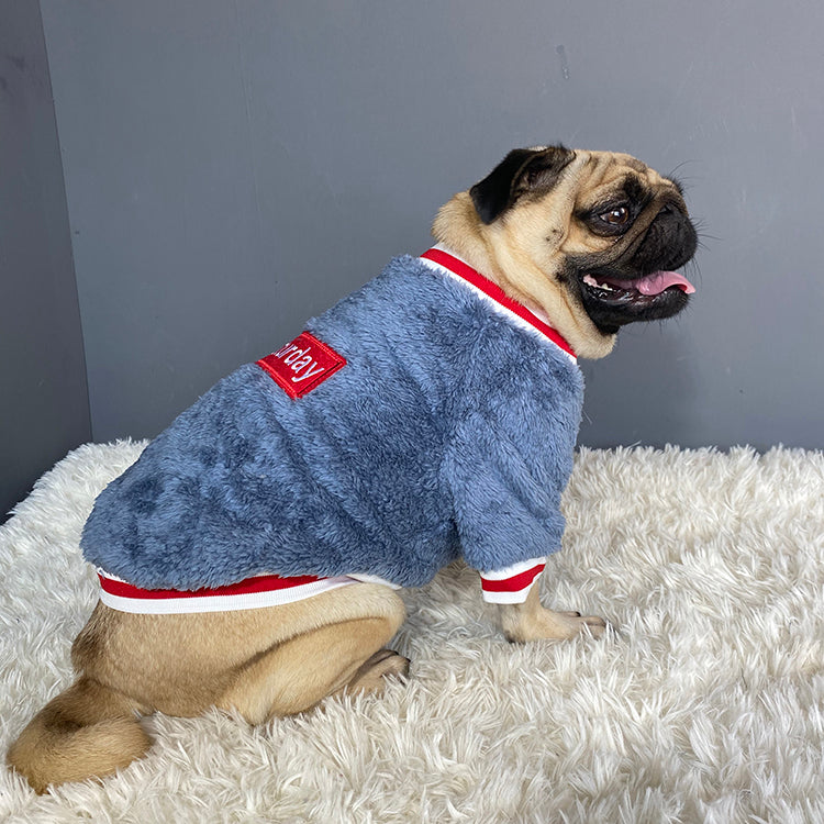 Warm Knitted Pet Sweater For Cold Weather