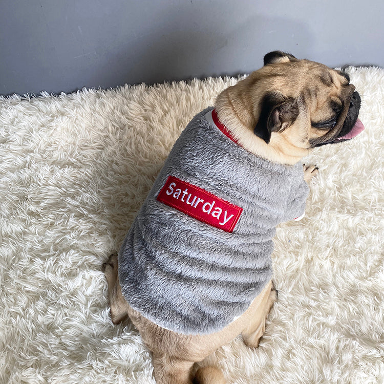 Warm Knitted Pet Sweater For Cold Weather