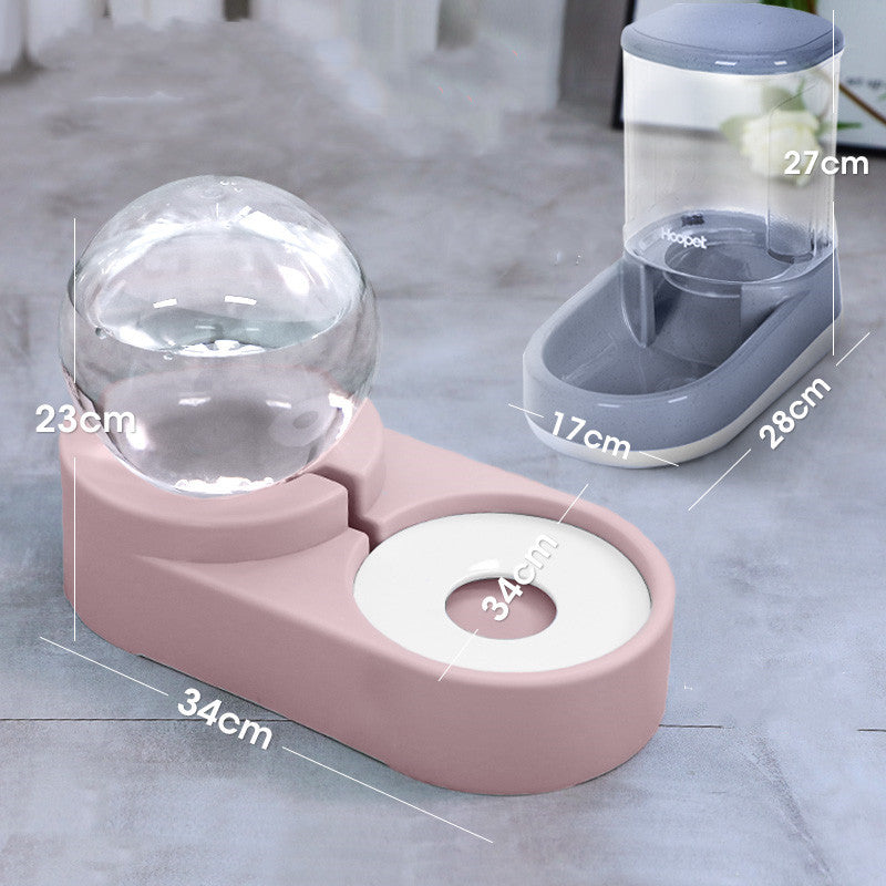 Automatic Pet Fountain Feeder 1.8L For Food And Water