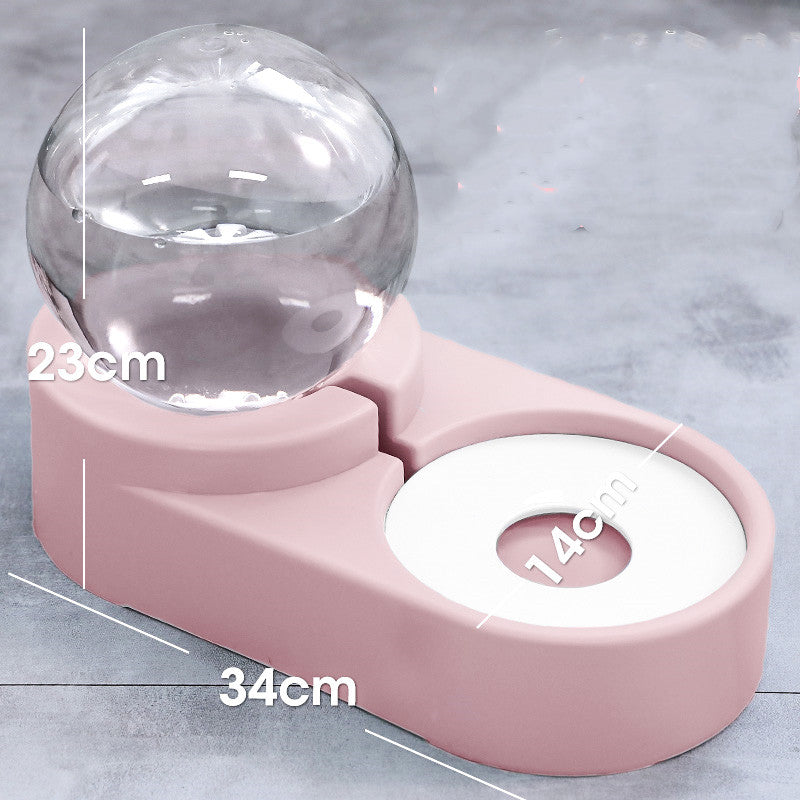 Automatic Pet Fountain Feeder 1.8L For Food And Water