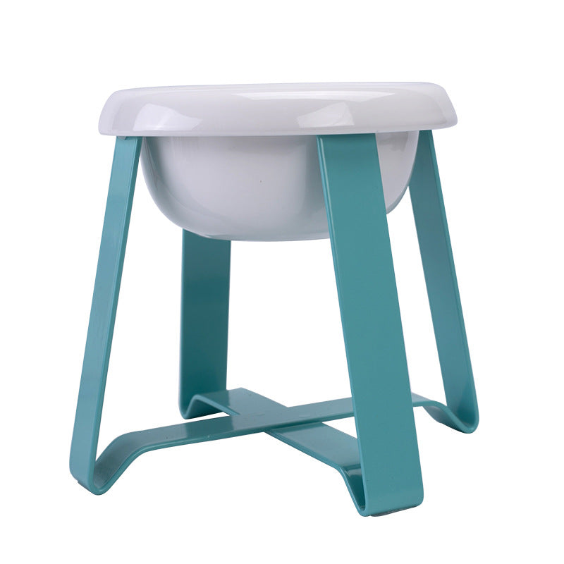 Anti Slip Pet Double Feeding Bowl With Iron Stand