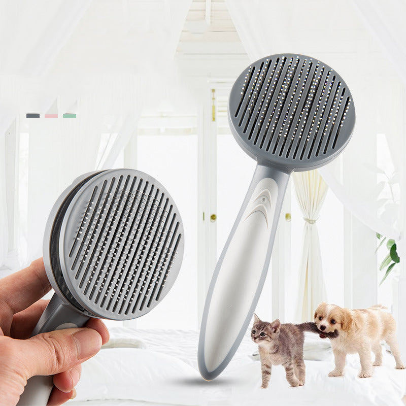 Pet Slicker Grooming Brush For Shedding Control And Cleaning