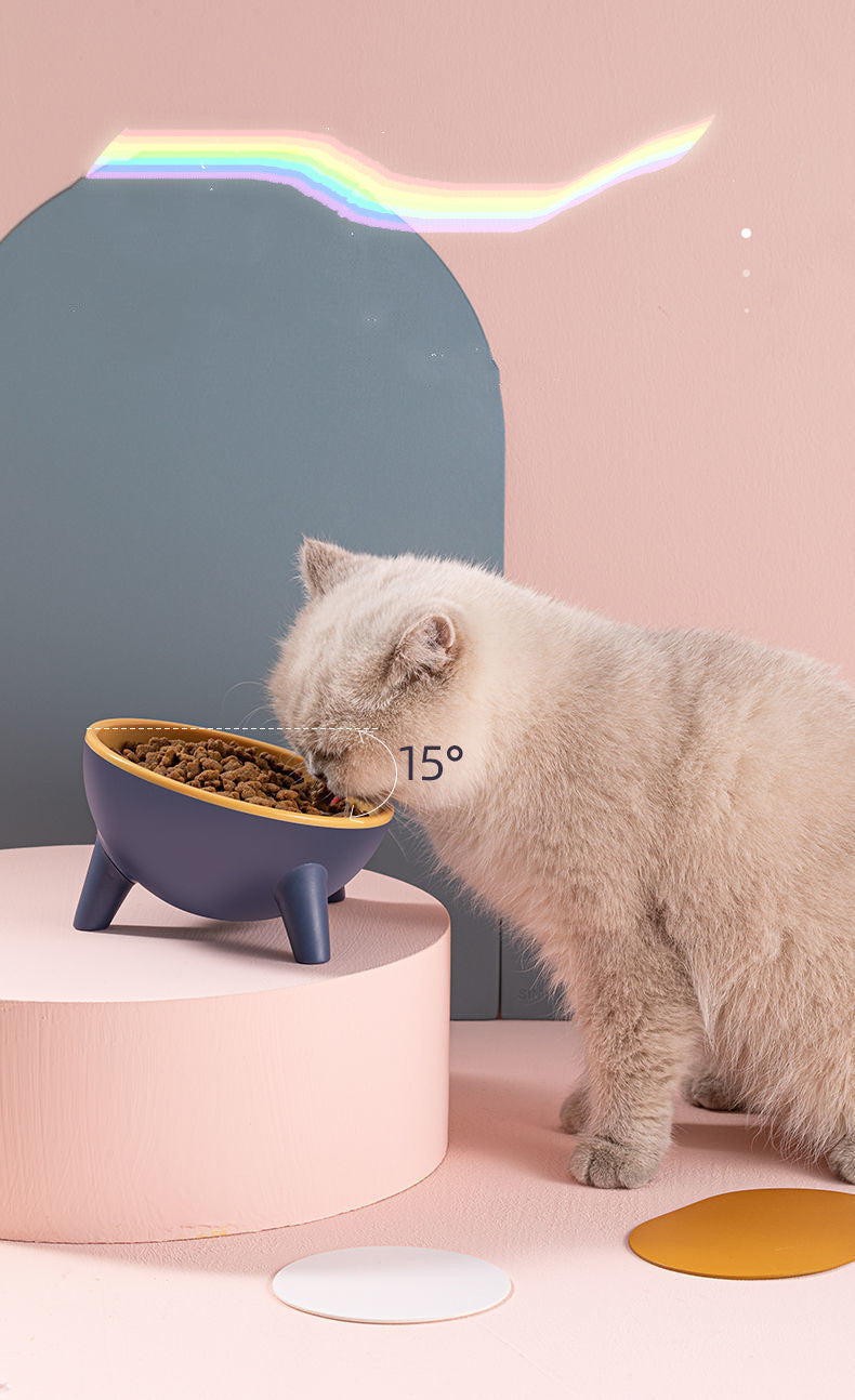 Pet Elevated Feeding Bowl Stand Nordic Style Food Dish