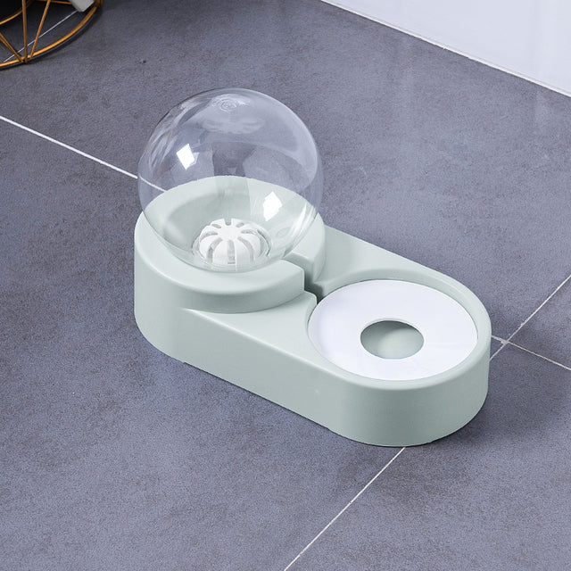 Automatic Pet Fountain Feeder 1.8L For Food And Water