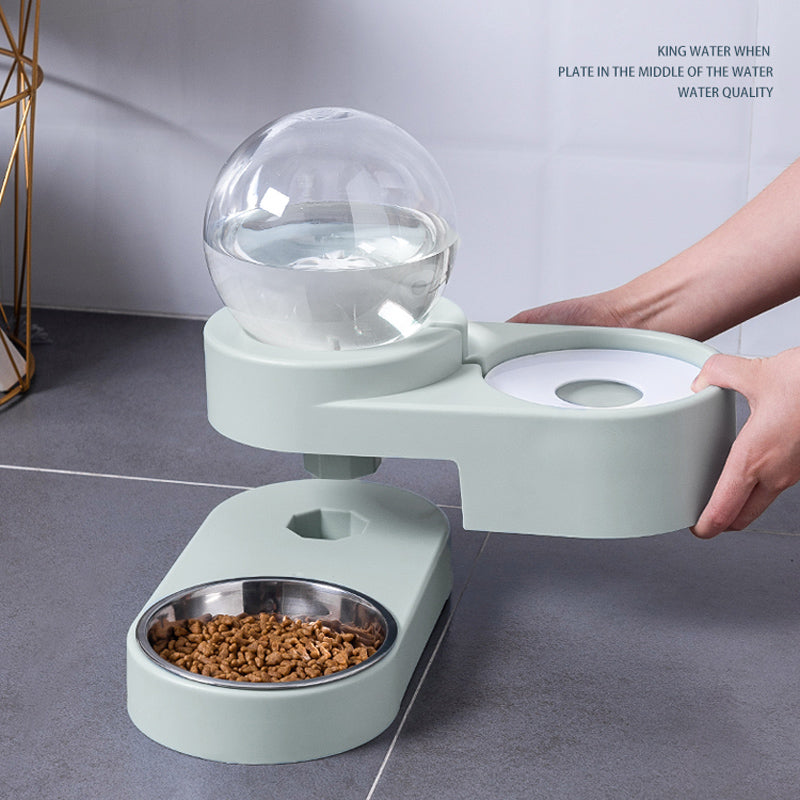 Automatic Pet Fountain Feeder 1.8L For Food And Water