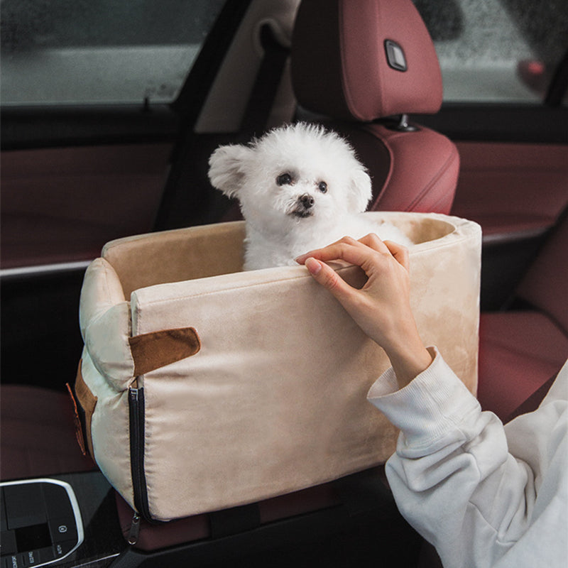Car Safety Pet Travel Seat Carrier Bed For Comfortable Transport