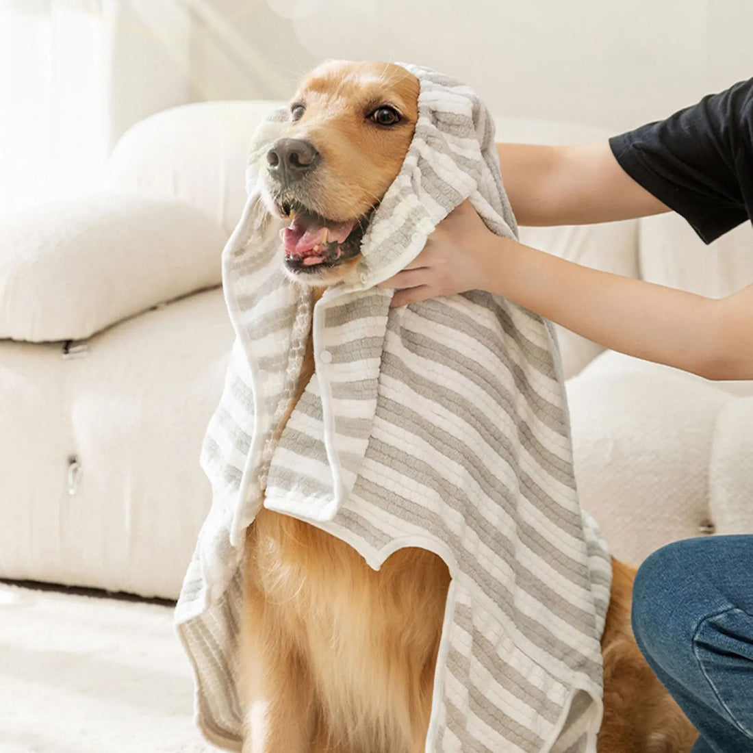 Ultra Absorbent Quick Dry Pet Bath Towel For All Sizes