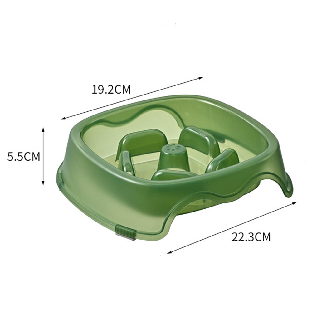 Pet Anti Choking Slow Feeding Water Bowl Dish