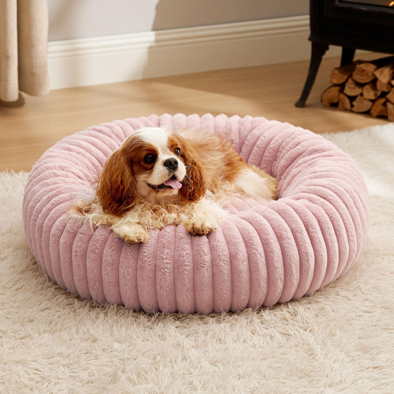 Pet Plush Round Warm Winter Bed Mat House