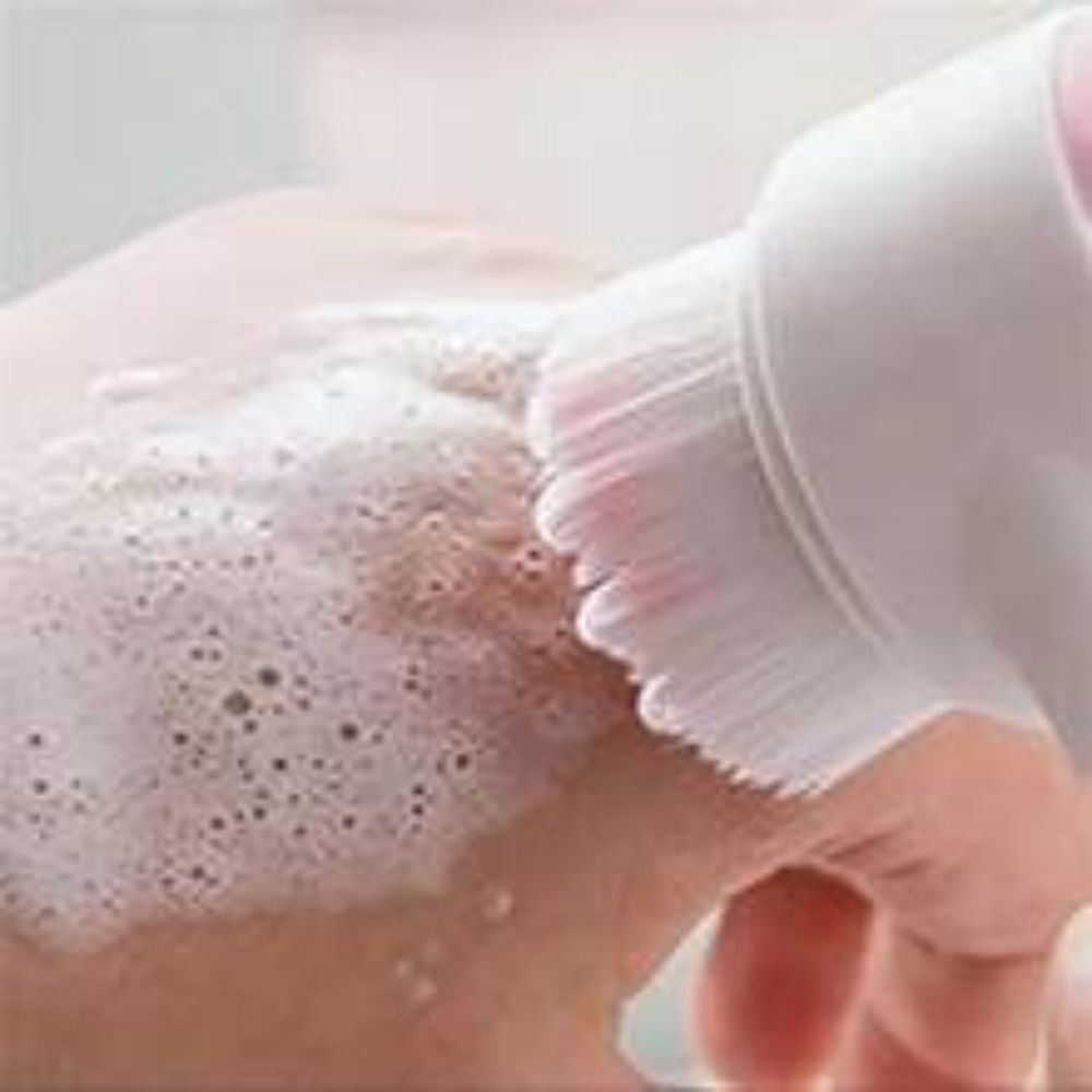 Nylon Pet Paw Grooming Brush Gentle Cleaning And Massage Tool