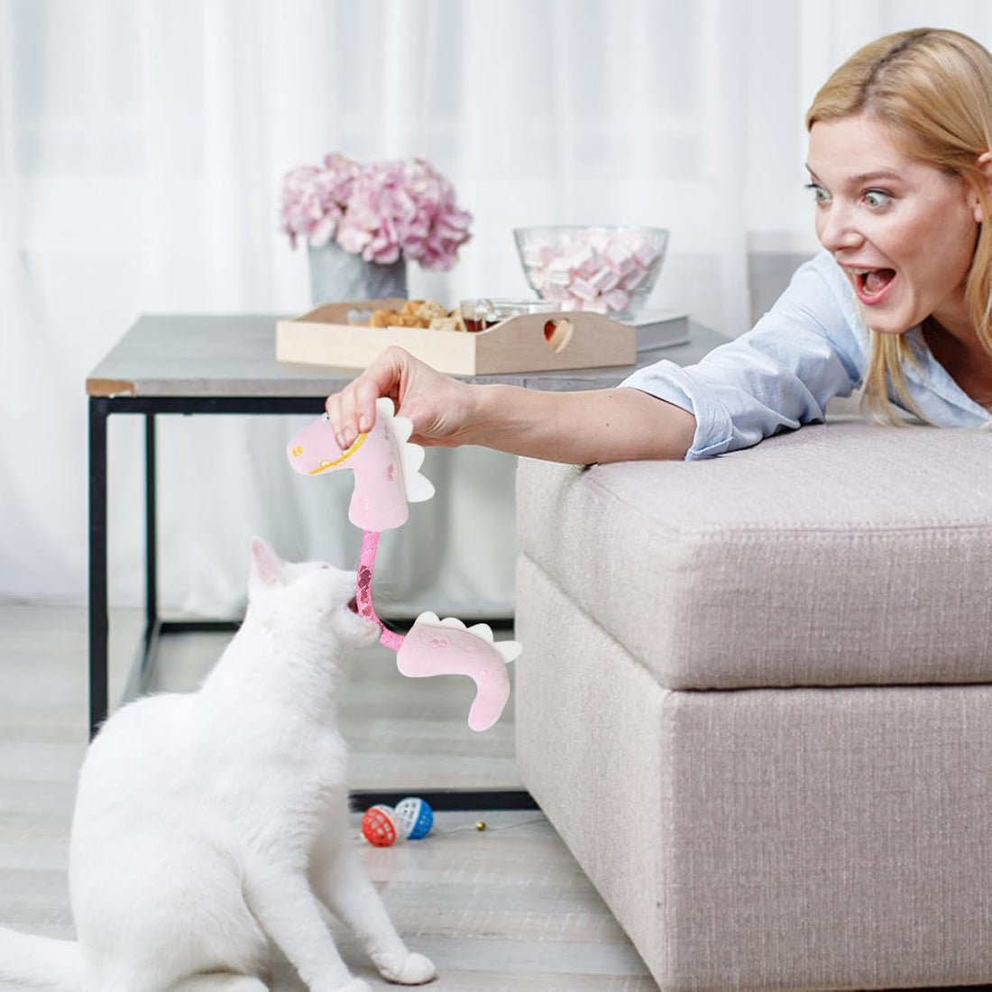 Catnip Rope Chew Toy For Teeth Cleaning And Play