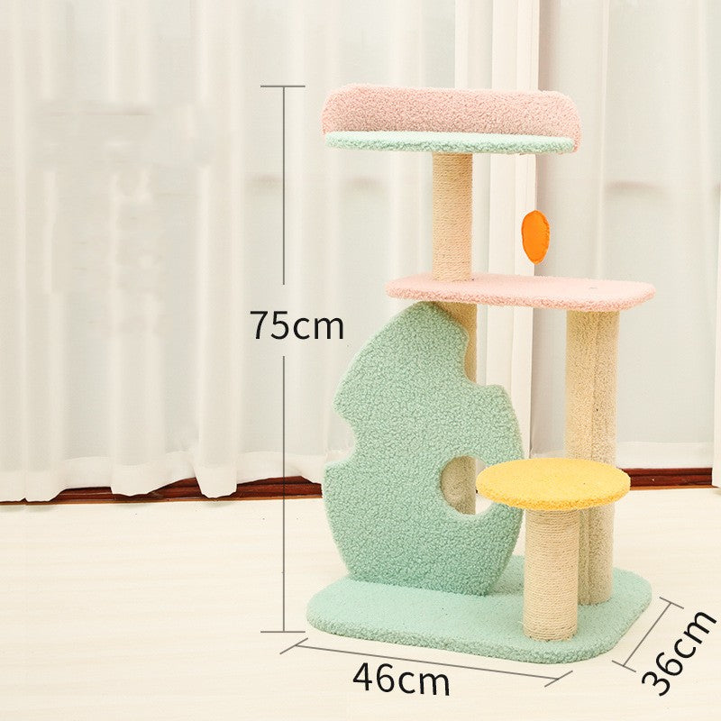 Large Pet Scratching Post Toy For Claw Care And Play