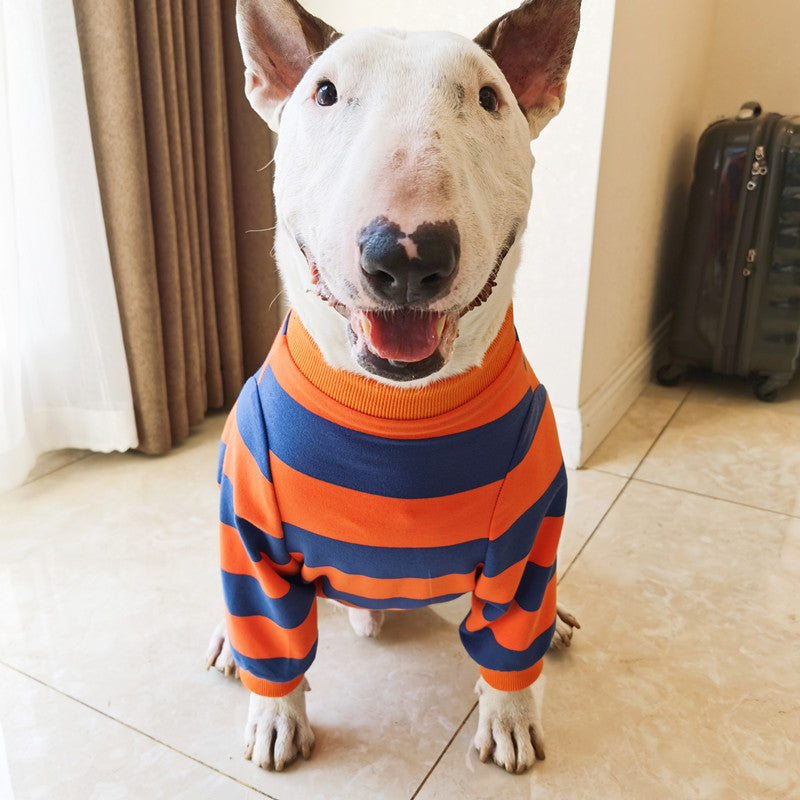 Striped Cotton Pet T Shirt Fashion Cute Simple Style