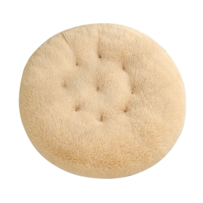 Pet Round Plush Warm Sleep Bed House Mat