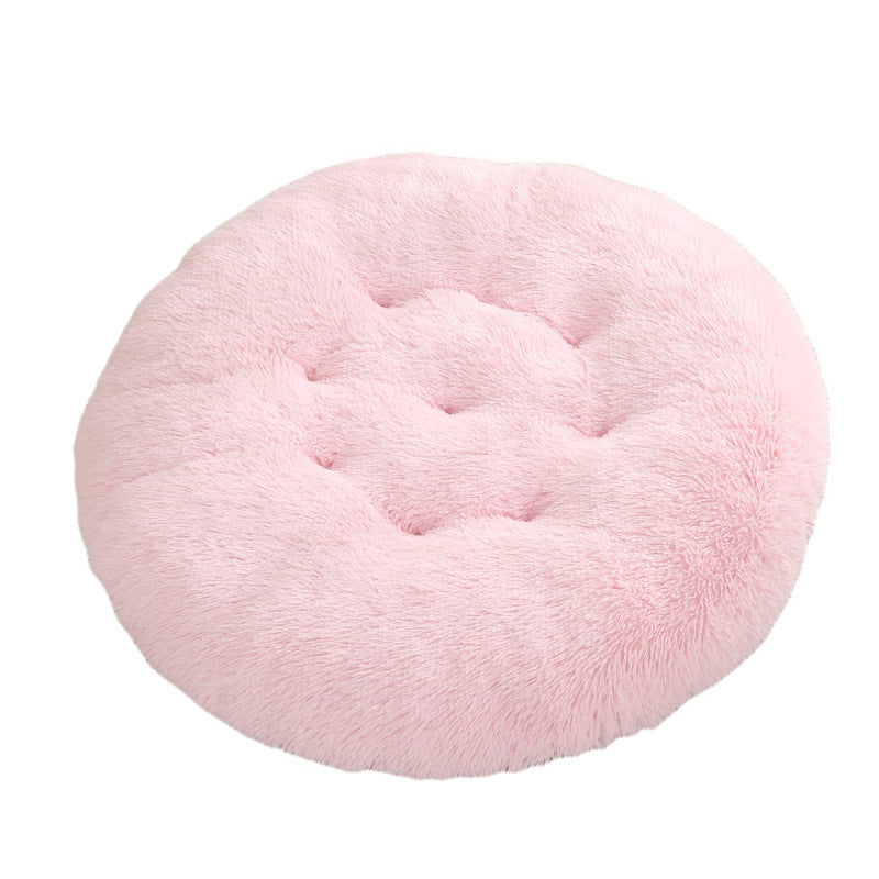 Pet Round Plush Warm Sleep Bed House Mat
