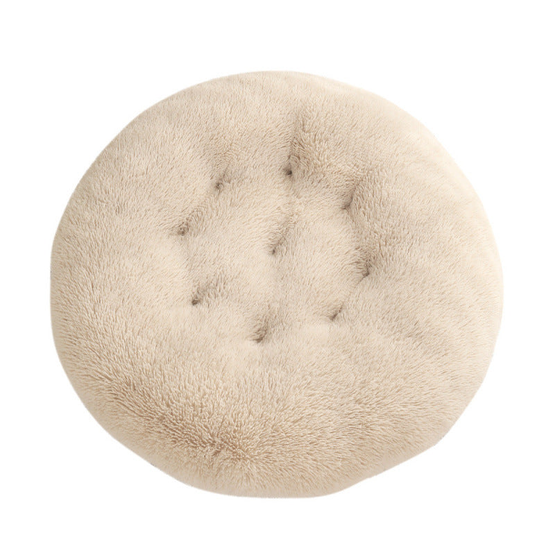 Pet Round Plush Warm Sleep Bed House Mat
