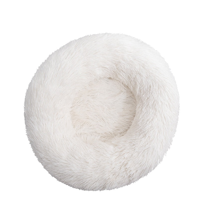Round Cotton Pet Winter Sleeping Bed For Warm Comfort