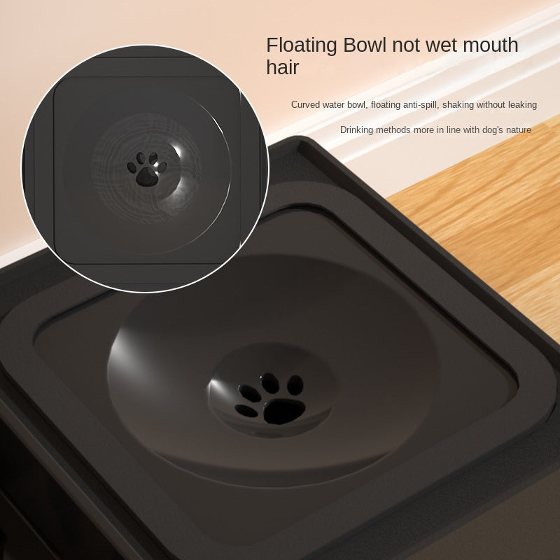 Adjustable Height Stainless Steel Pet Double Feeding Bowl Stand