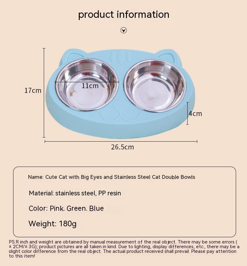 Pet Water And Feeding Bowl Rice Basin Design
