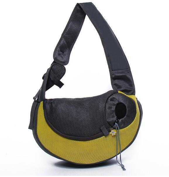 Mesh Oxford Pet Carrier Shoulder Bag For Outdoor Travel And Comfort