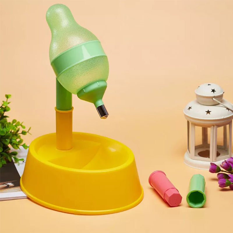 Pet Automatic Water Dispenser Adjustable Height Feeder Bowl