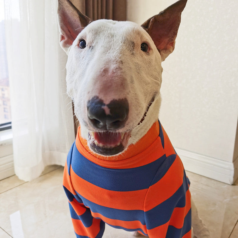 Striped Cotton Pet T Shirt Fashion Cute Simple Style