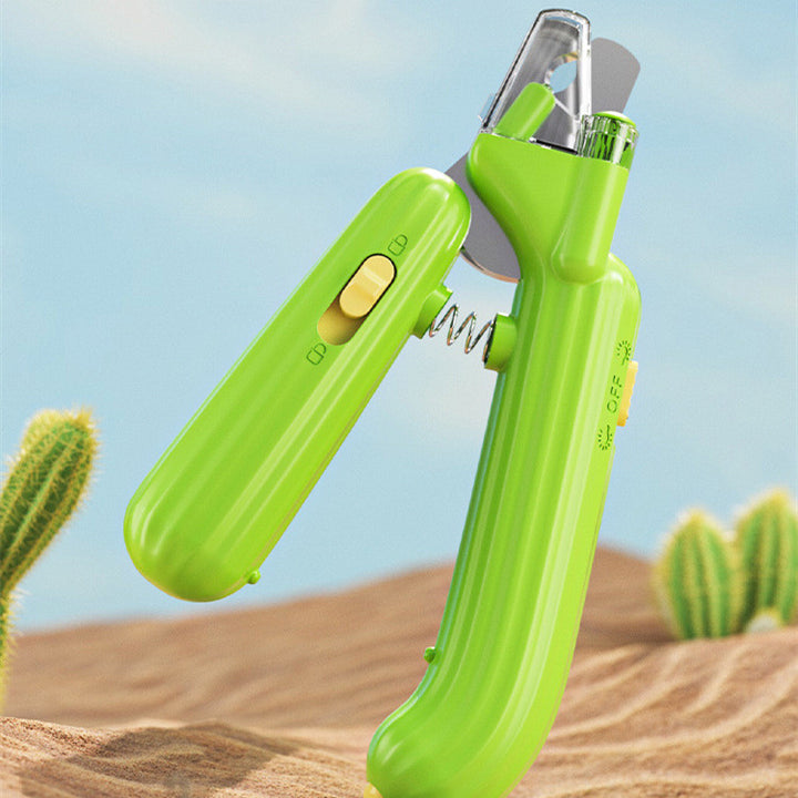 Cactus Shaped Multifunctional Pet Nail Clipper Tool