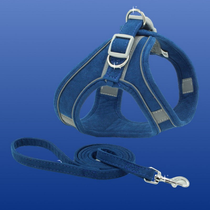 Vest Style Pet Chest Harness Adjustable Walking Leash