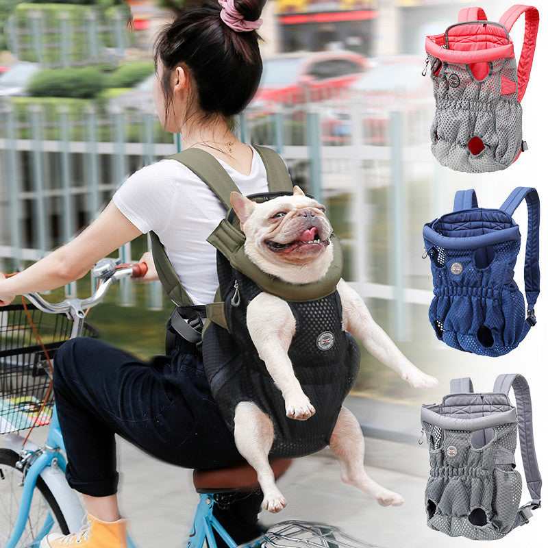 Breathable Mesh Pet Backpack Carrier For Outdoor Travel