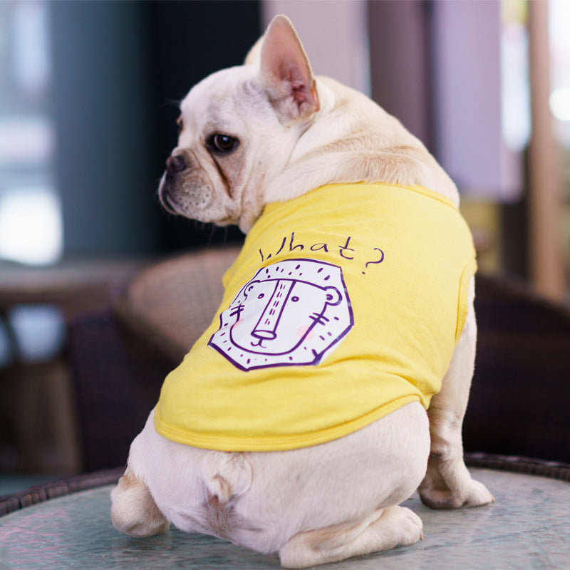 Fashion Personality Summer Pet T Shirt For Comfortable Wear