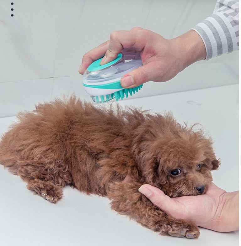 Pet Bath Massage Brush For Grooming And Cleaning