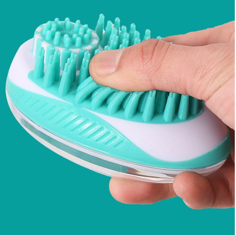 Pet Bath Massage Brush For Grooming And Cleaning