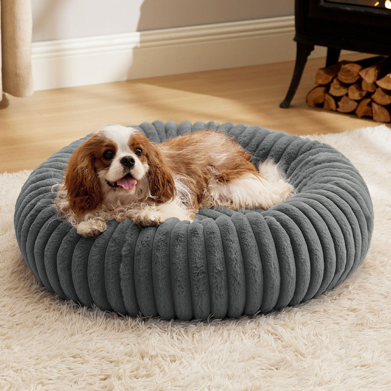 Pet Plush Round Warm Winter Bed Mat House