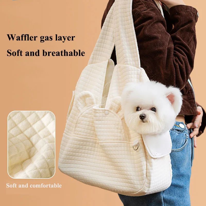 Pet Backpack Comfort Breathable Cross Design Travel Carrier Bag Accessories
