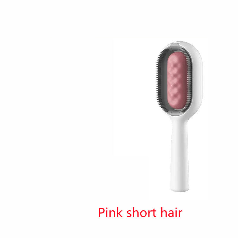 Pet Grooming Dematting Brush With Hair Collection Tank