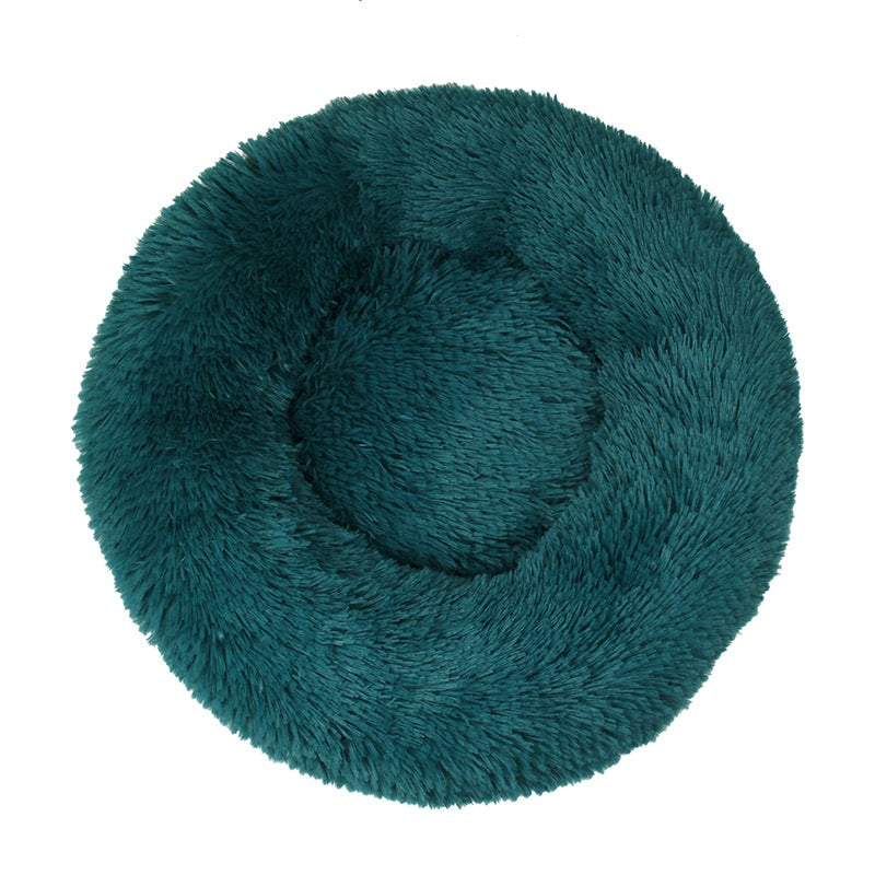 Round Cotton Pet Winter Sleeping Bed For Warm Comfort