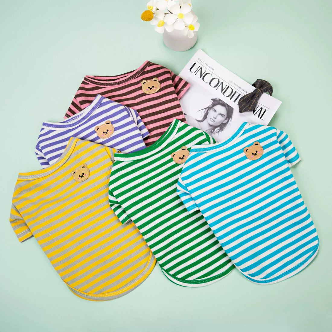 Breathable Summer Pet T Shirt For Comfort