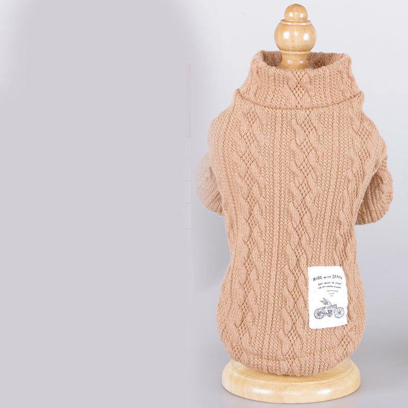 Warm Knitted Pet Sweater For Comfort Wear